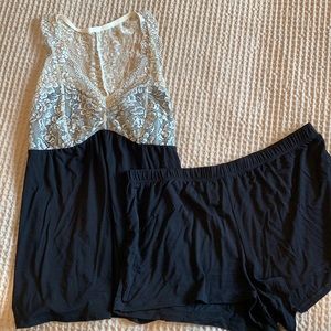 Adore me • lace lingerie pajama set